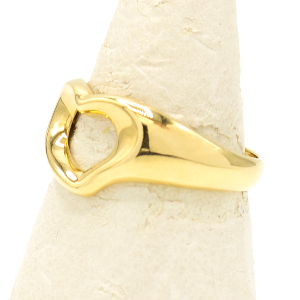 Tiffany & Co Elsa Peretti curved heart ring SIZE 51,5