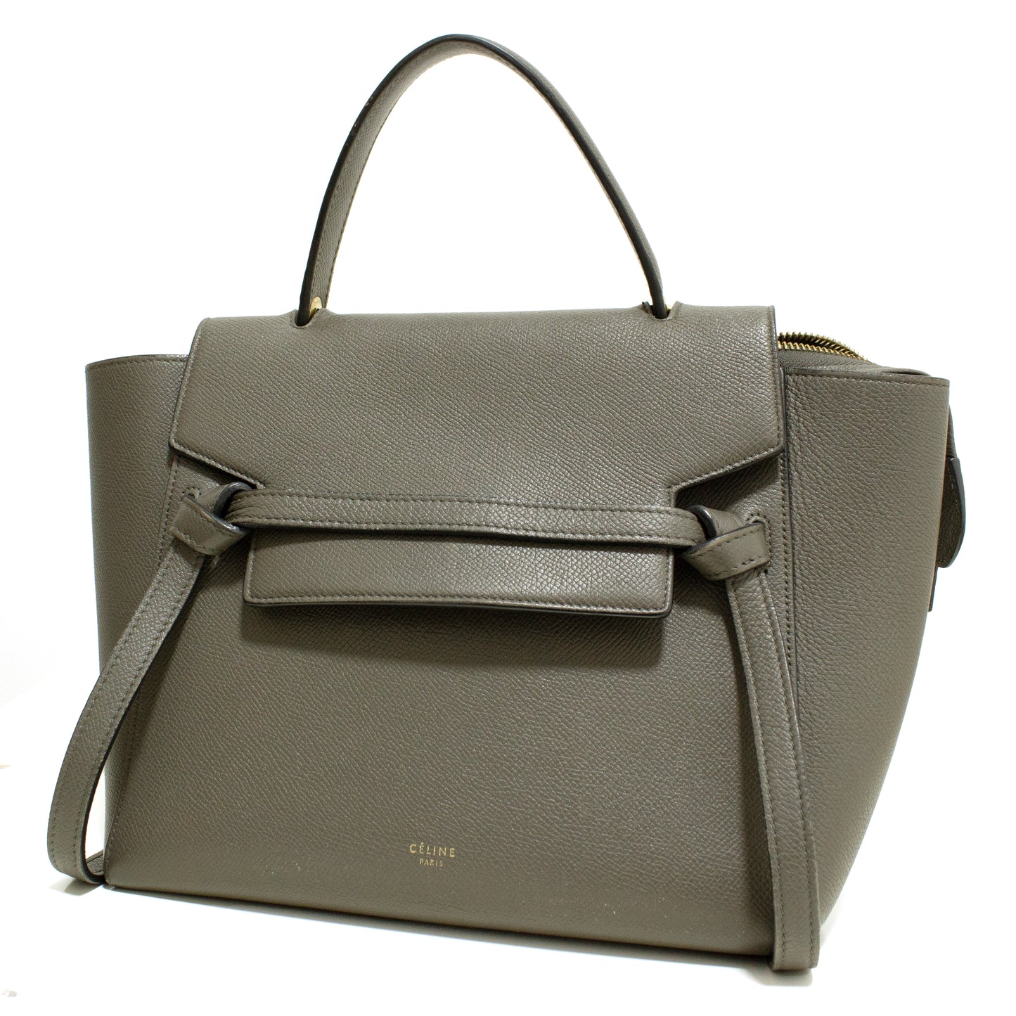 Celine Belt micro grey bag