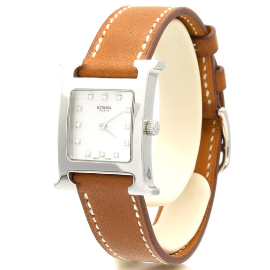 Hermès Heure H HH1.210 diamonds watch
