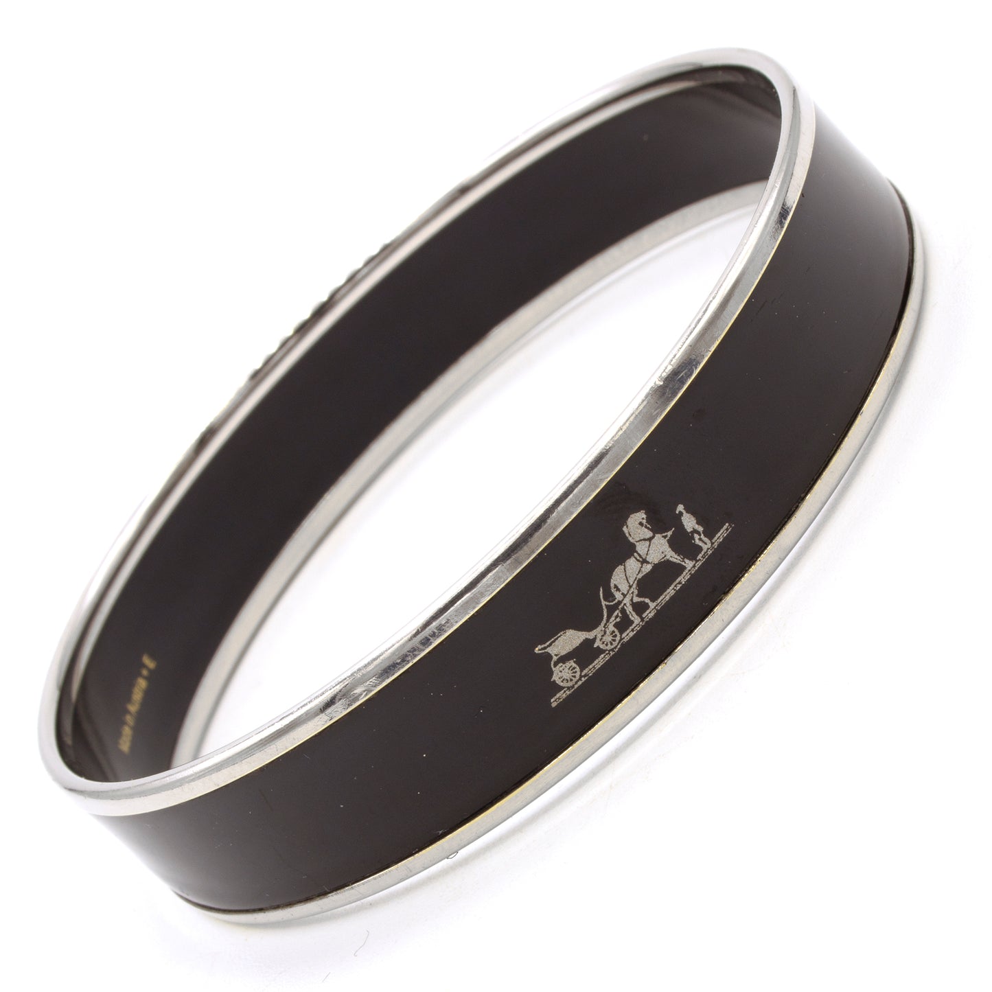 Hermès Calèche bracelet noir
