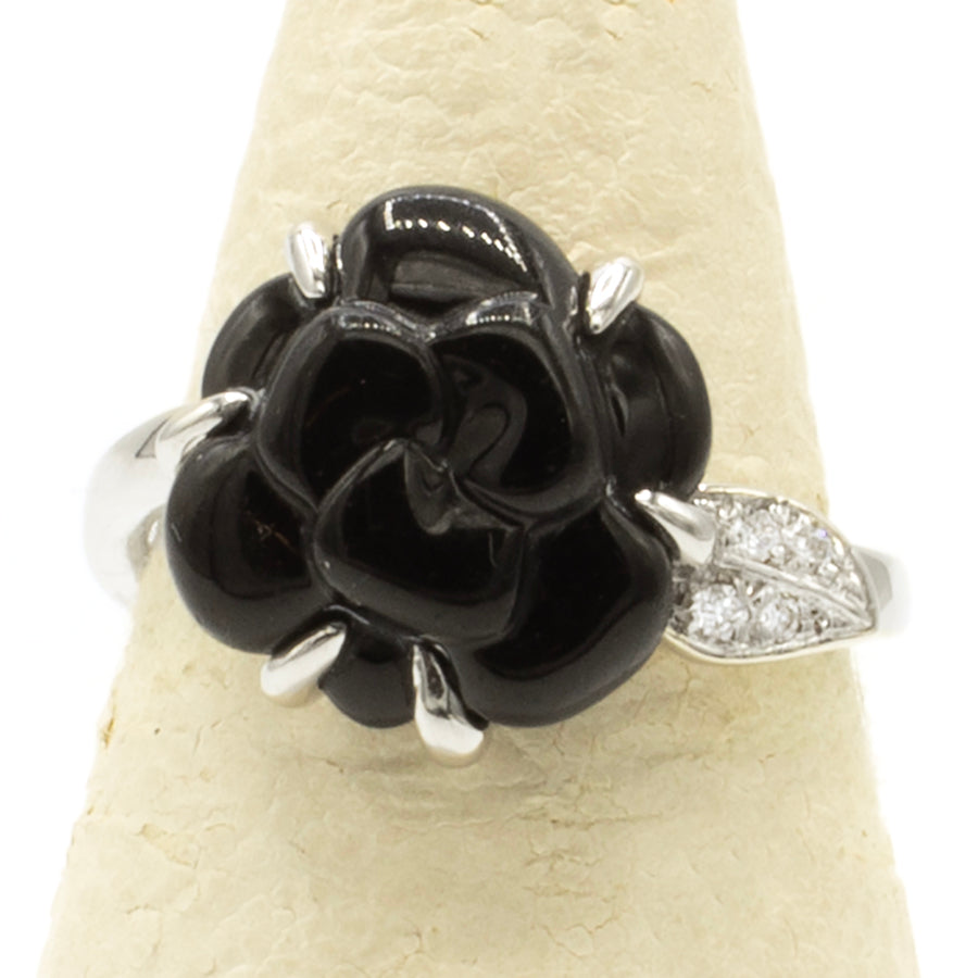 Chanel Camelia ring Size 48