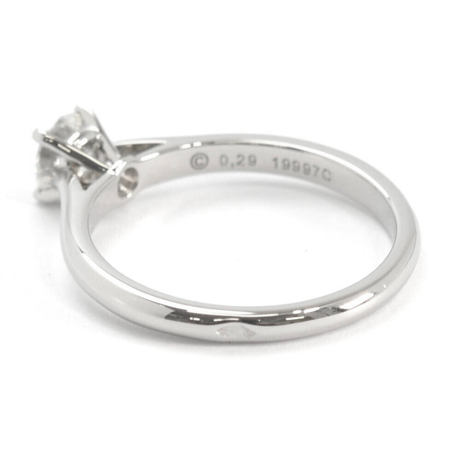 Cartier Solitaire ring 0,29ct Sz 47