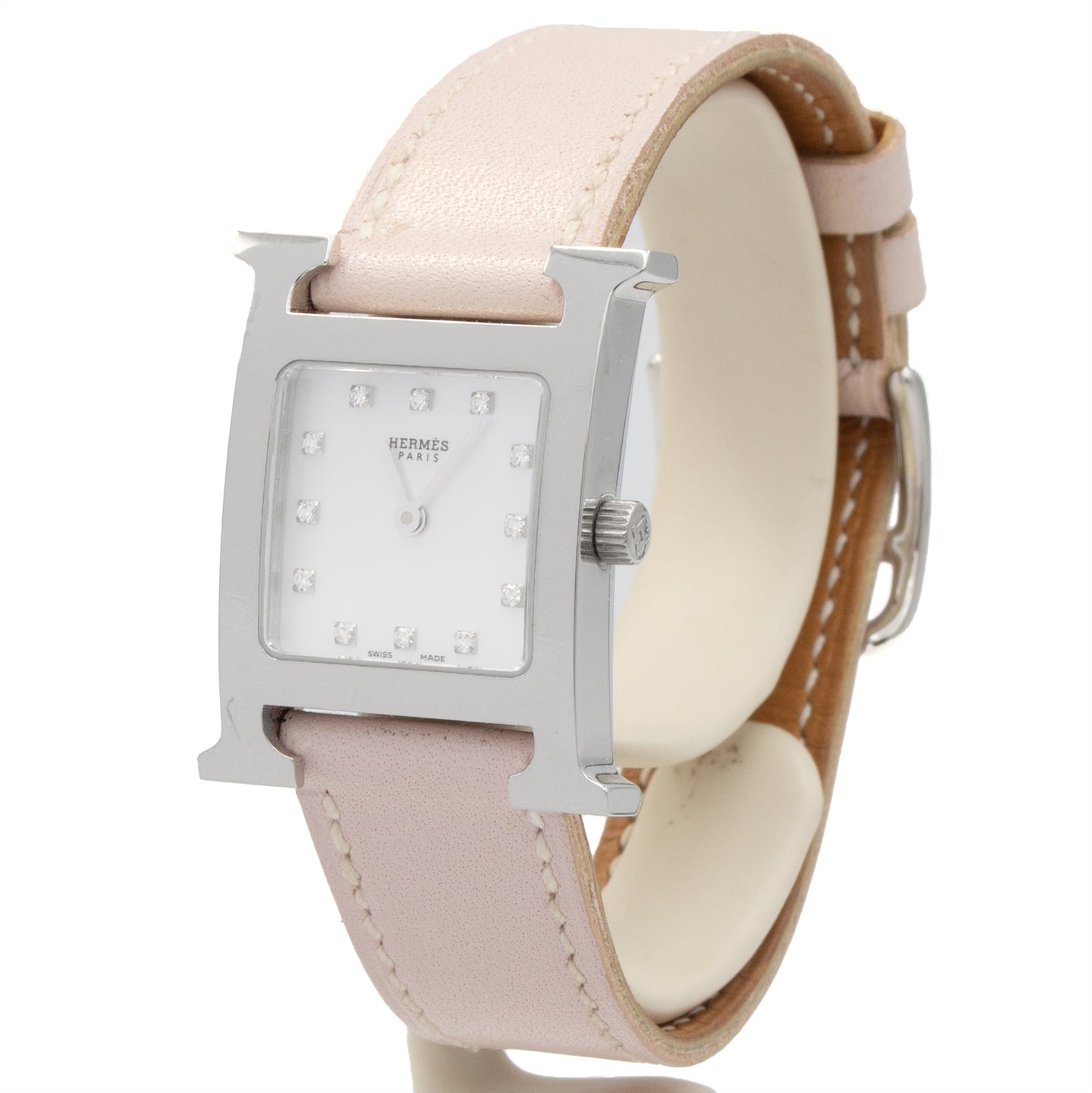 Hermès Heure H HH1.210 diamonds watch