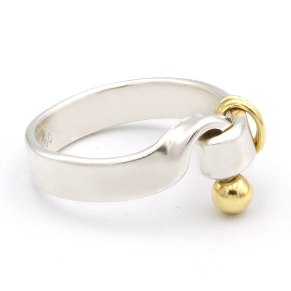 Tiffany & Co Hook & Eye ring SIZE 53