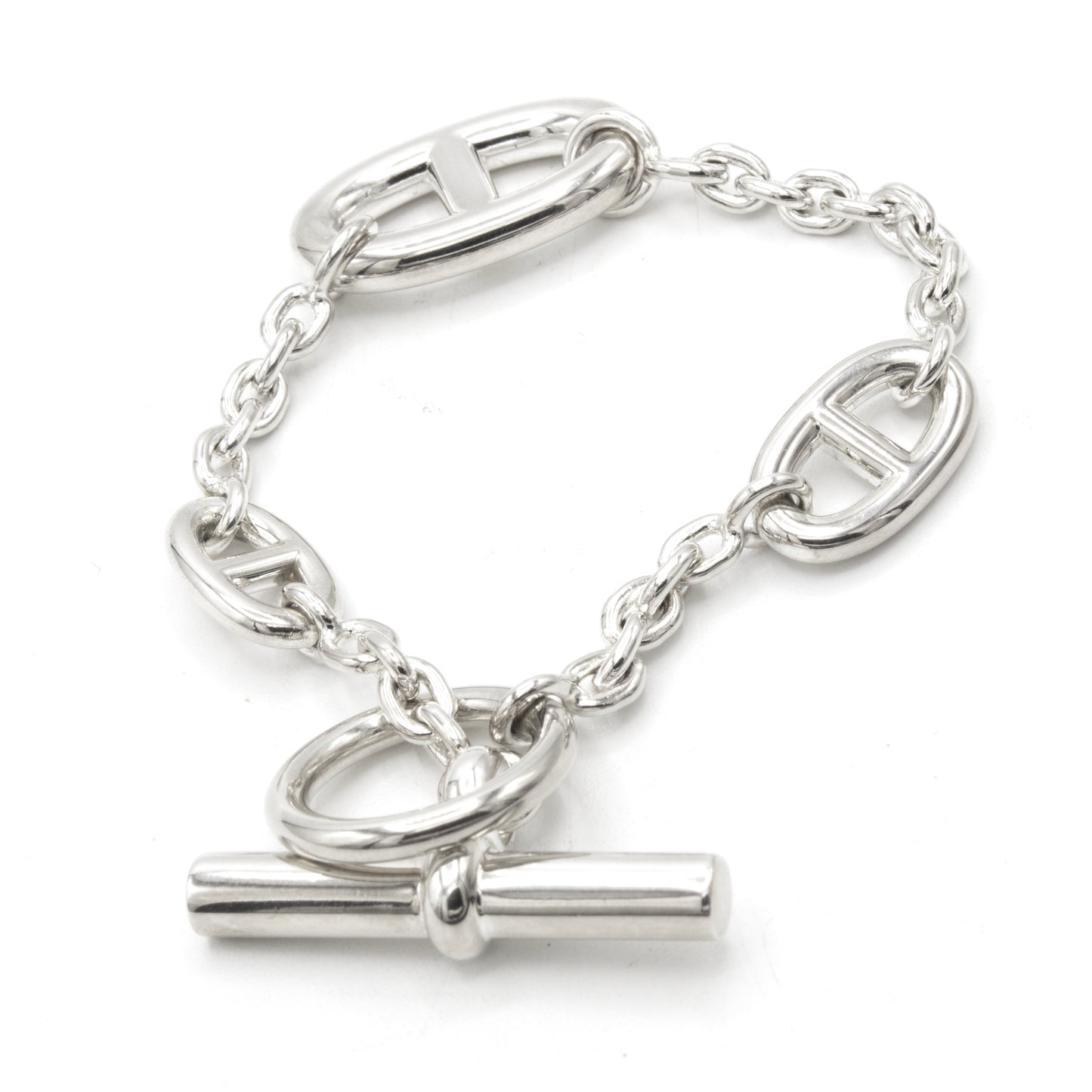 Hermès Farandole silver bracelet