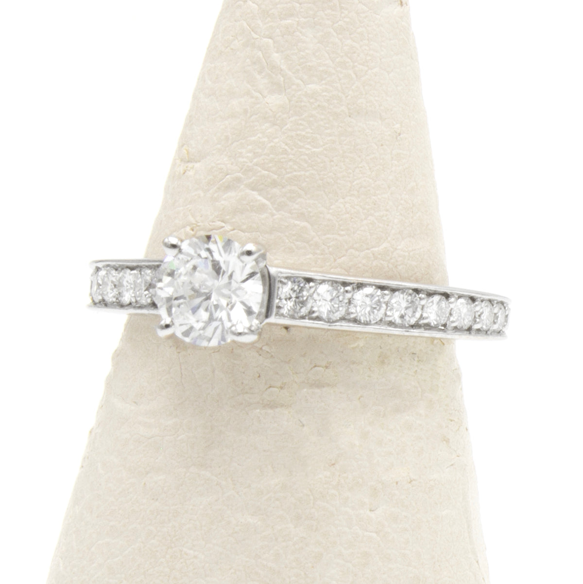 Cartier Solitaire 1895 ring 0,48ct Sz 50