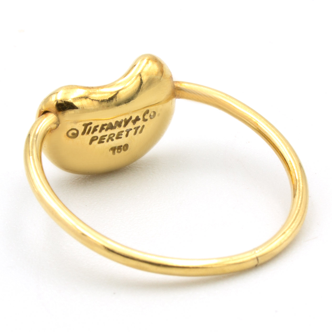 Tiffany & Co 18K Bean ring SIZE 50