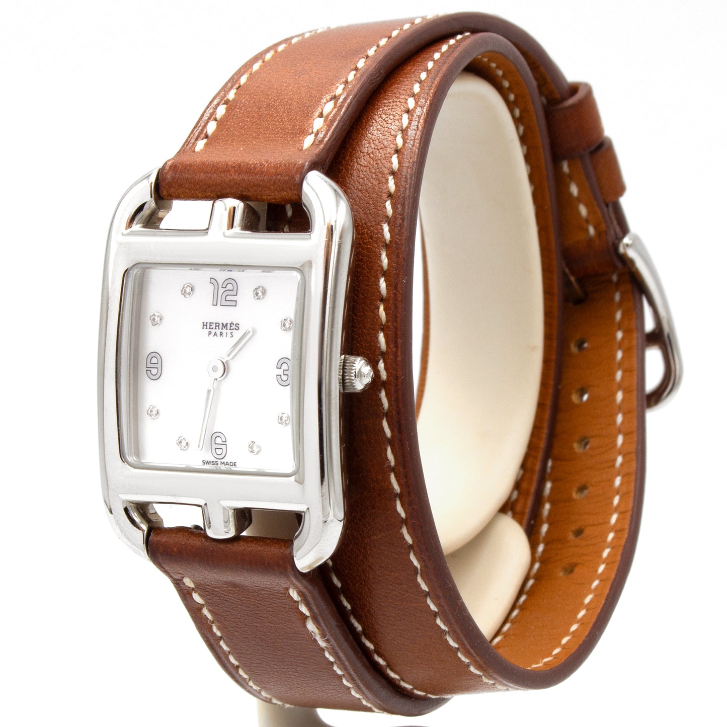 Hermès Cape Cod CC1.210a diamonds watch