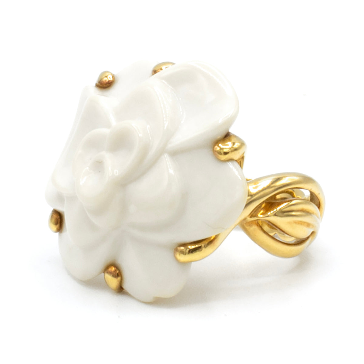 Chanel Camélia ring Size 52,5