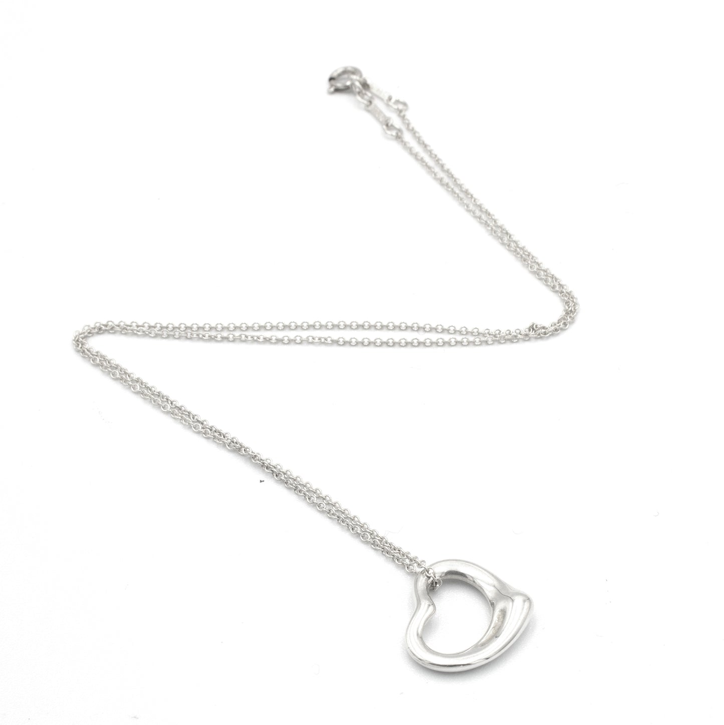 Tiffany Open Heart 15mm necklace
