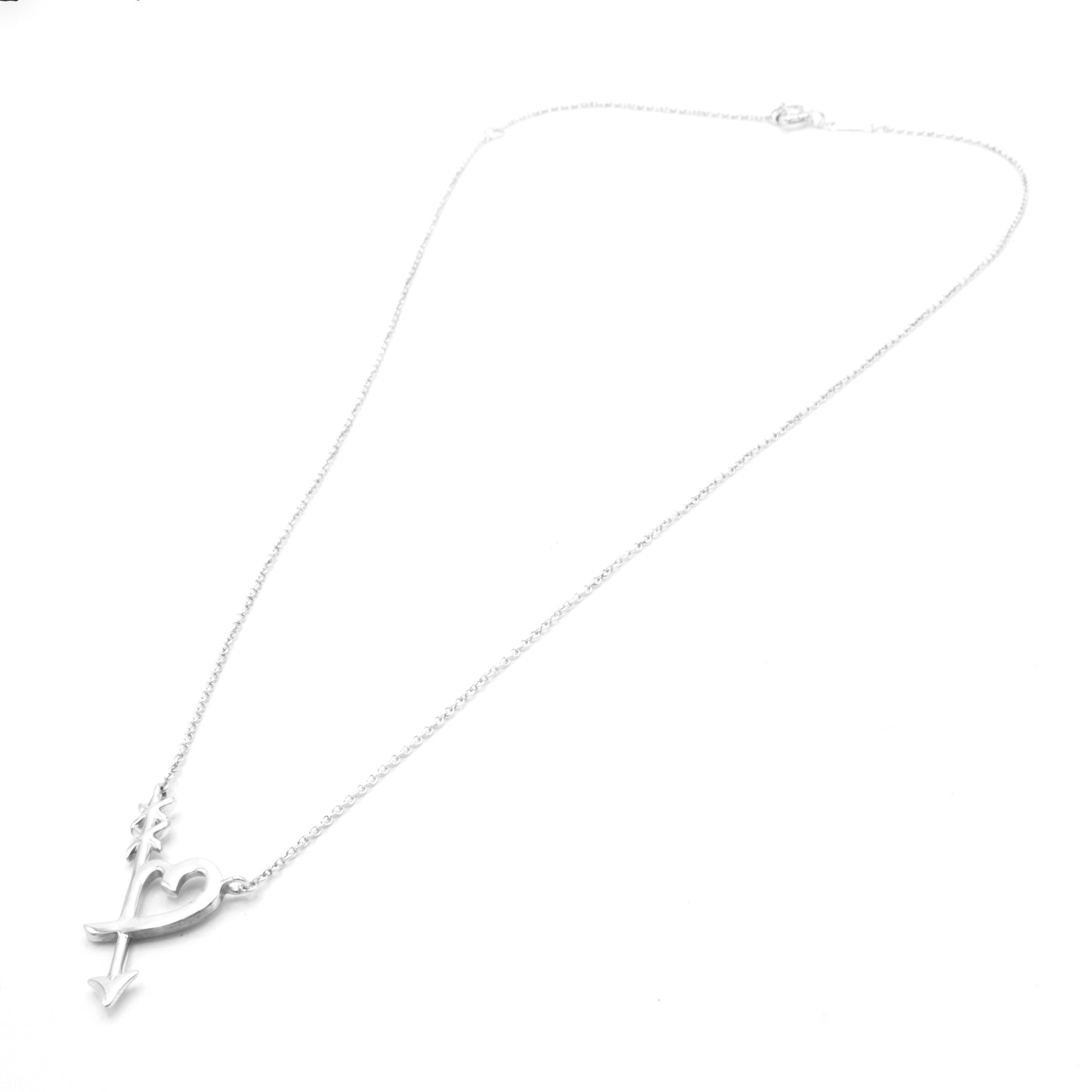 Tiffany & Co Graffiti Heart & Arrow necklace