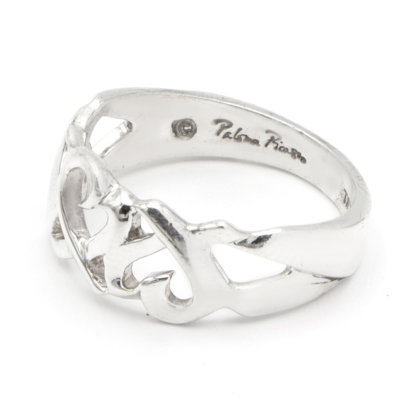 Tiffany & Co Triple rubbing heart ring SIZE 49