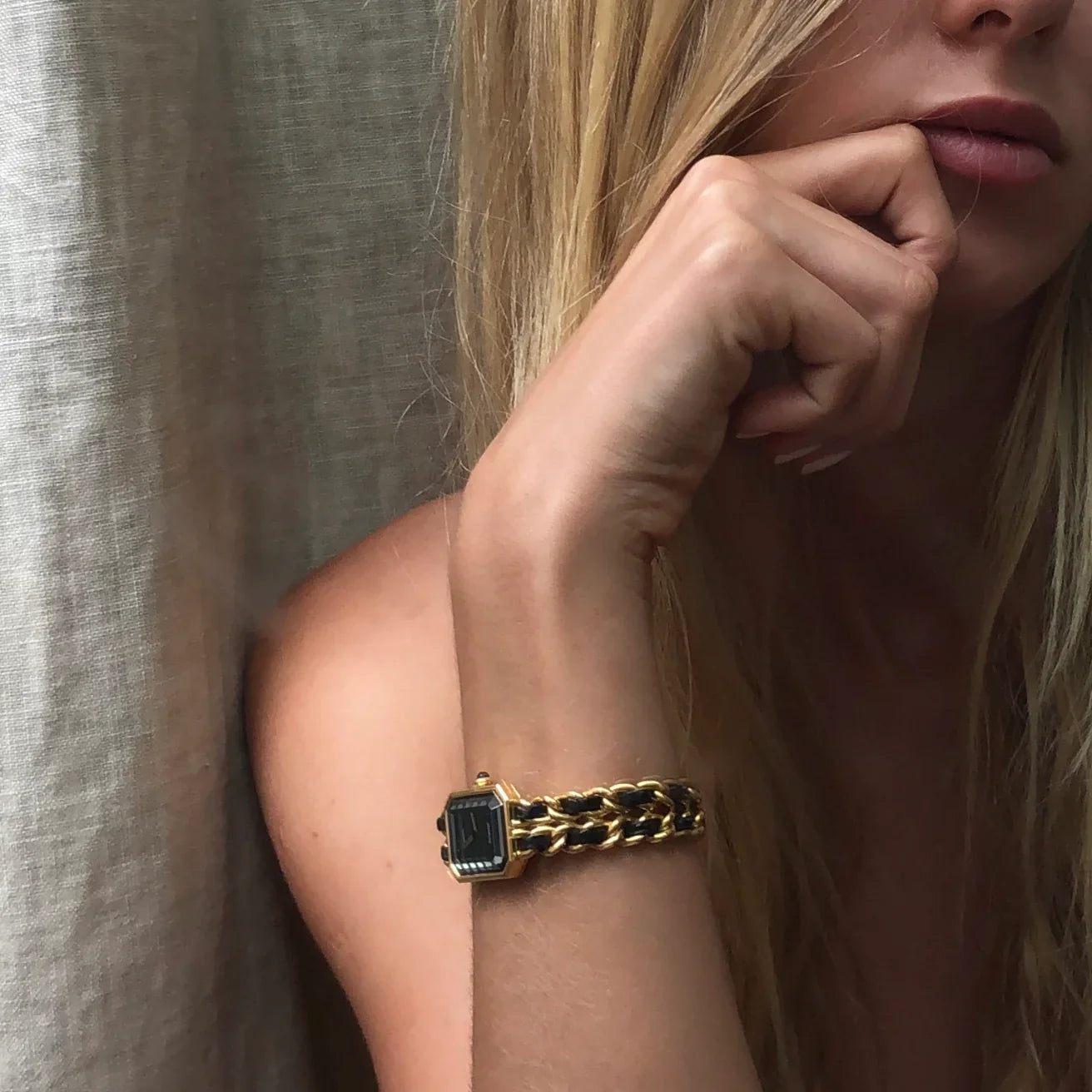 Chanel Premiere Watch Bracelet Sz L