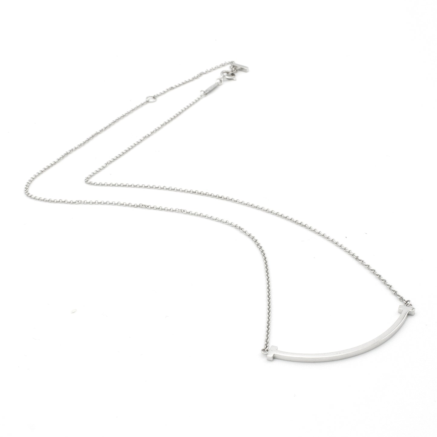 Tiffany & Co T Smile 18K necklace