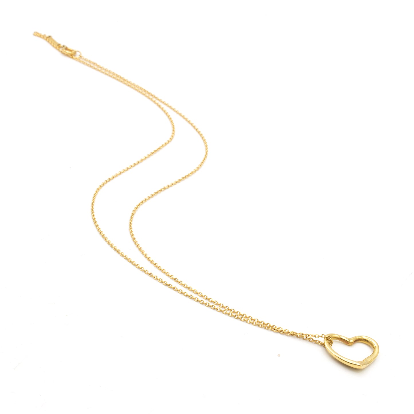 Tiffany & Co Open Heart 18K necklace