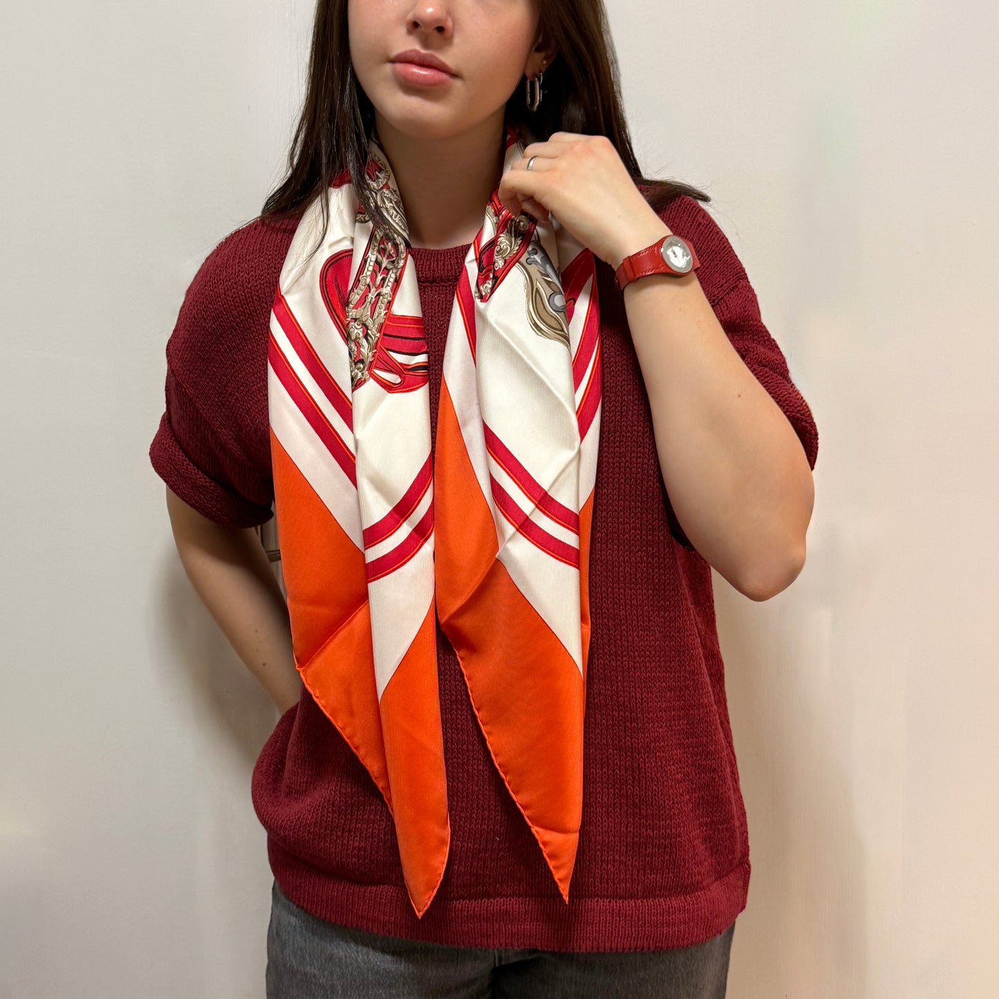 Hermes Carré 90 silk scarf