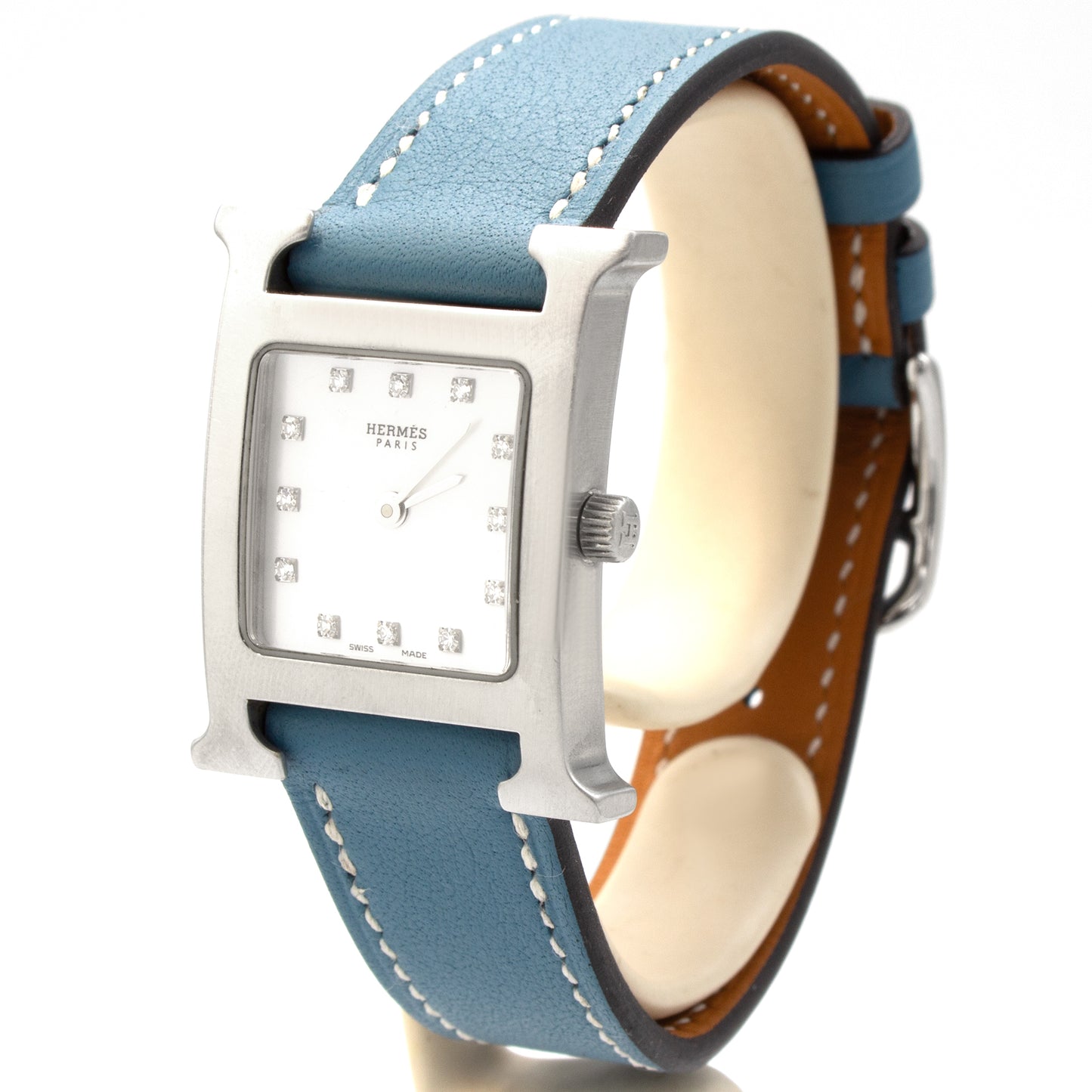 Hermès Heure H HH1.210 diamonds watch
