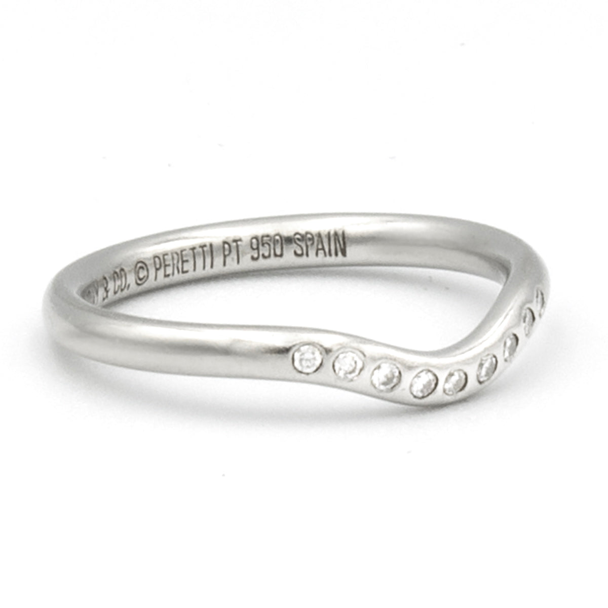 Tiffany & Co Curved wedding ring SIZE 49,5