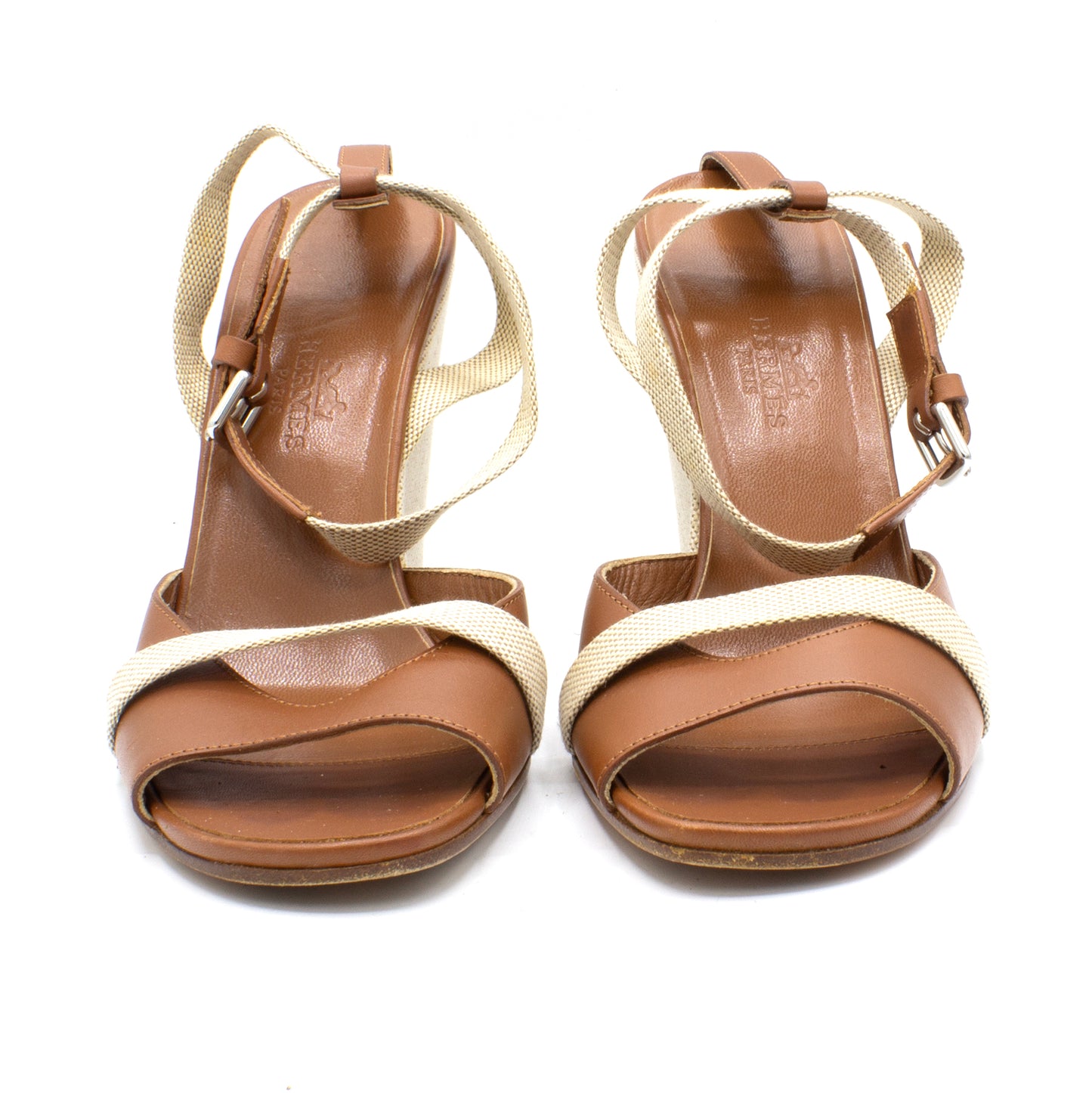 Hermès sandals barenia shoes SZ 36