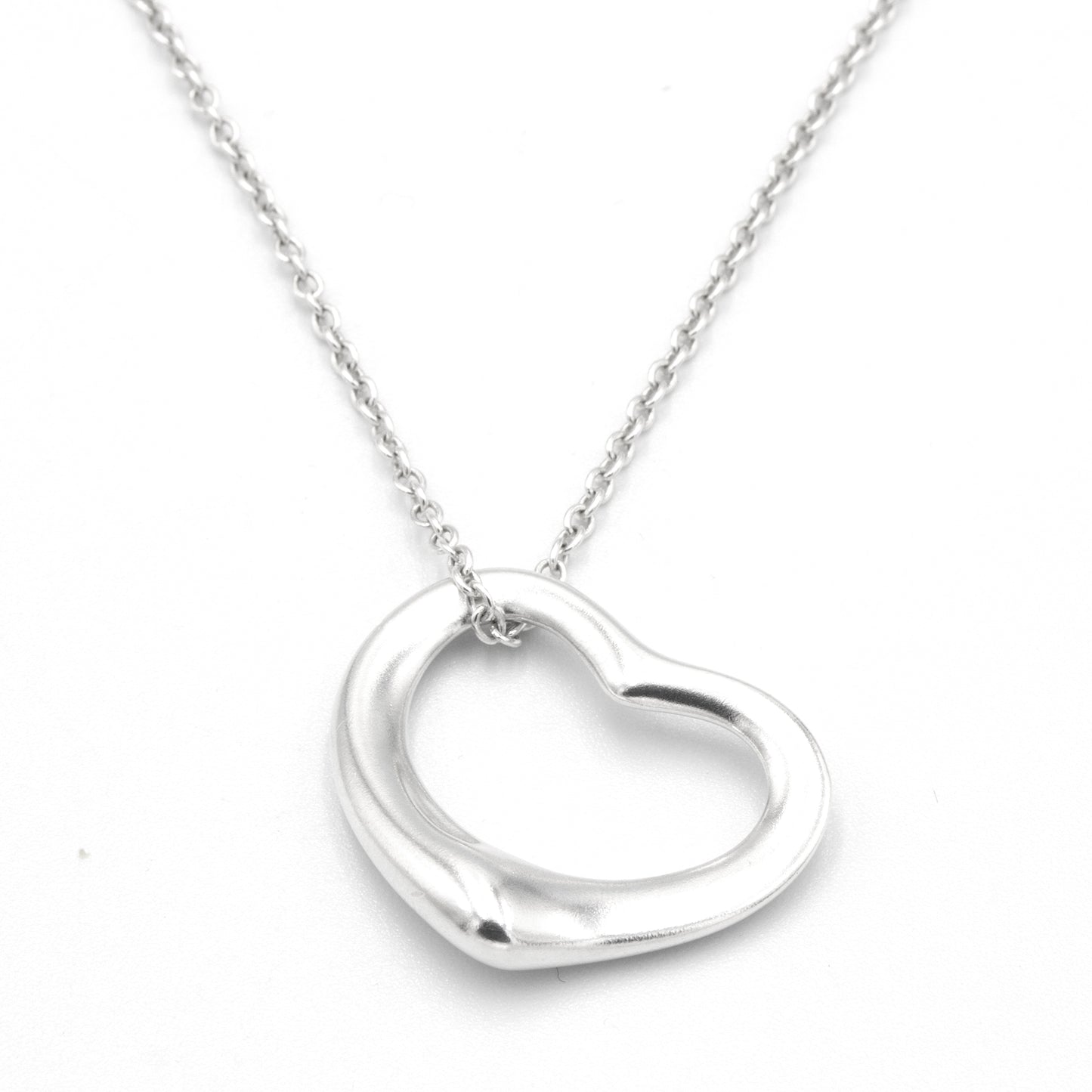 Tiffany & Co Open Heart 27mm necklace