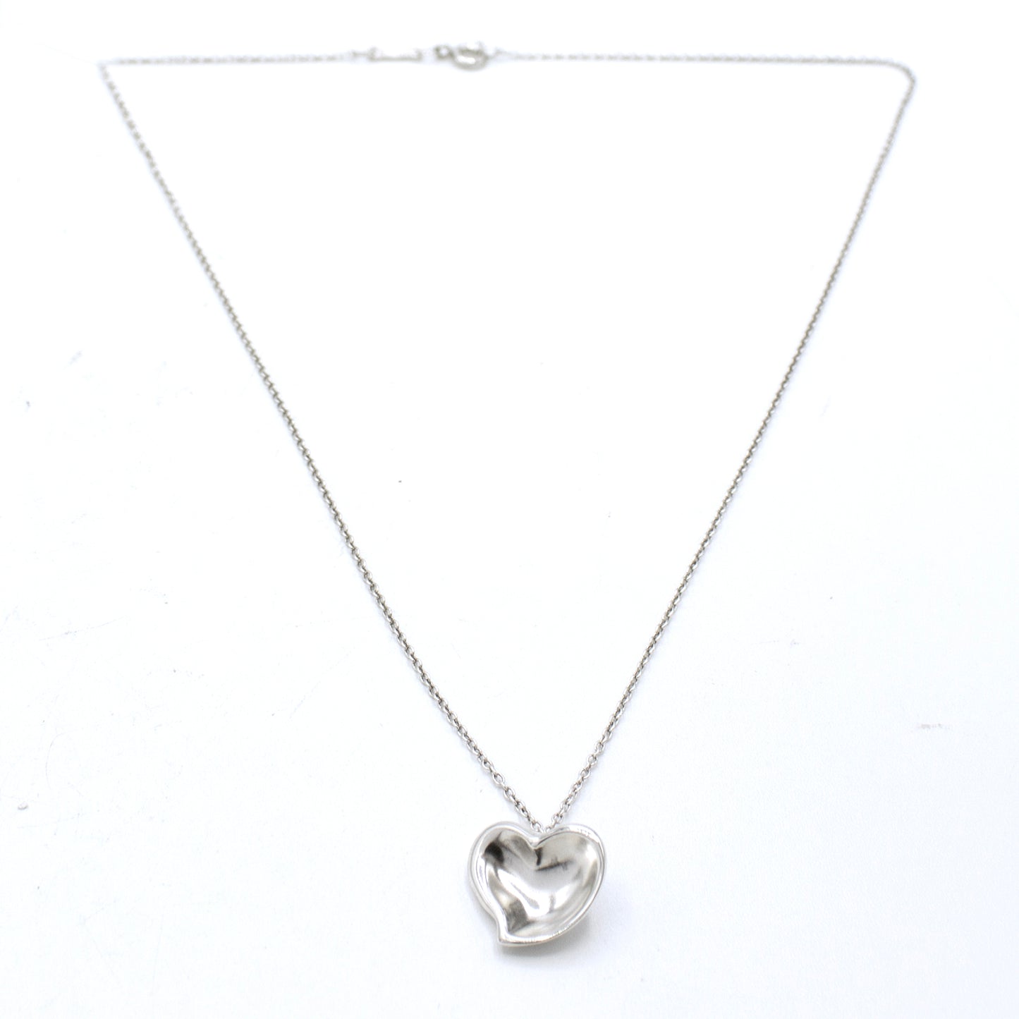 Tiffany & Co Curved Heart Elsa Peretti necklace