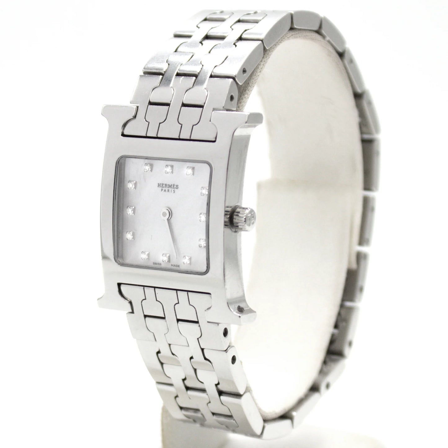 Hermès Heure H HH1.210 diamonds watch