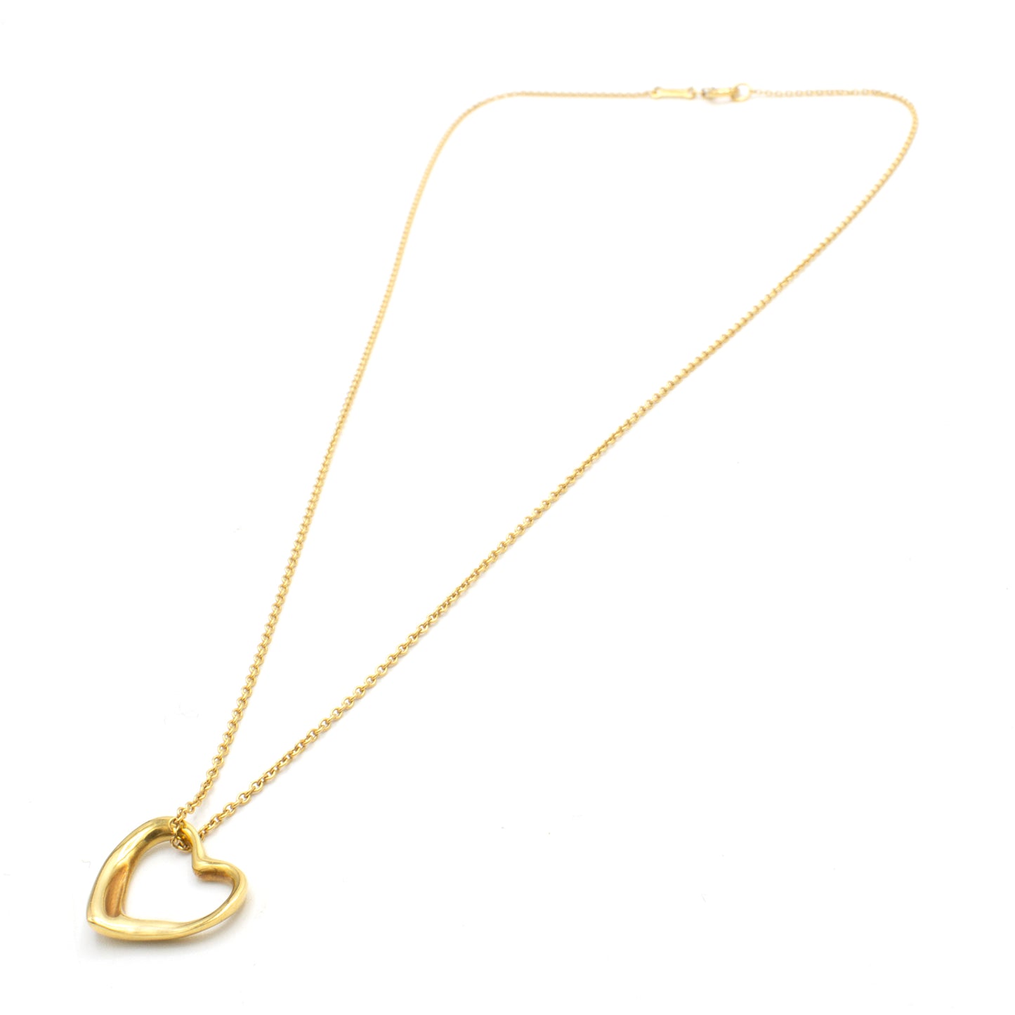 Tiffany & Co Open Heart 18K necklace