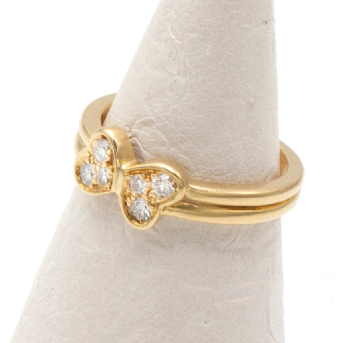 Cartier Double Heart ring Size 48