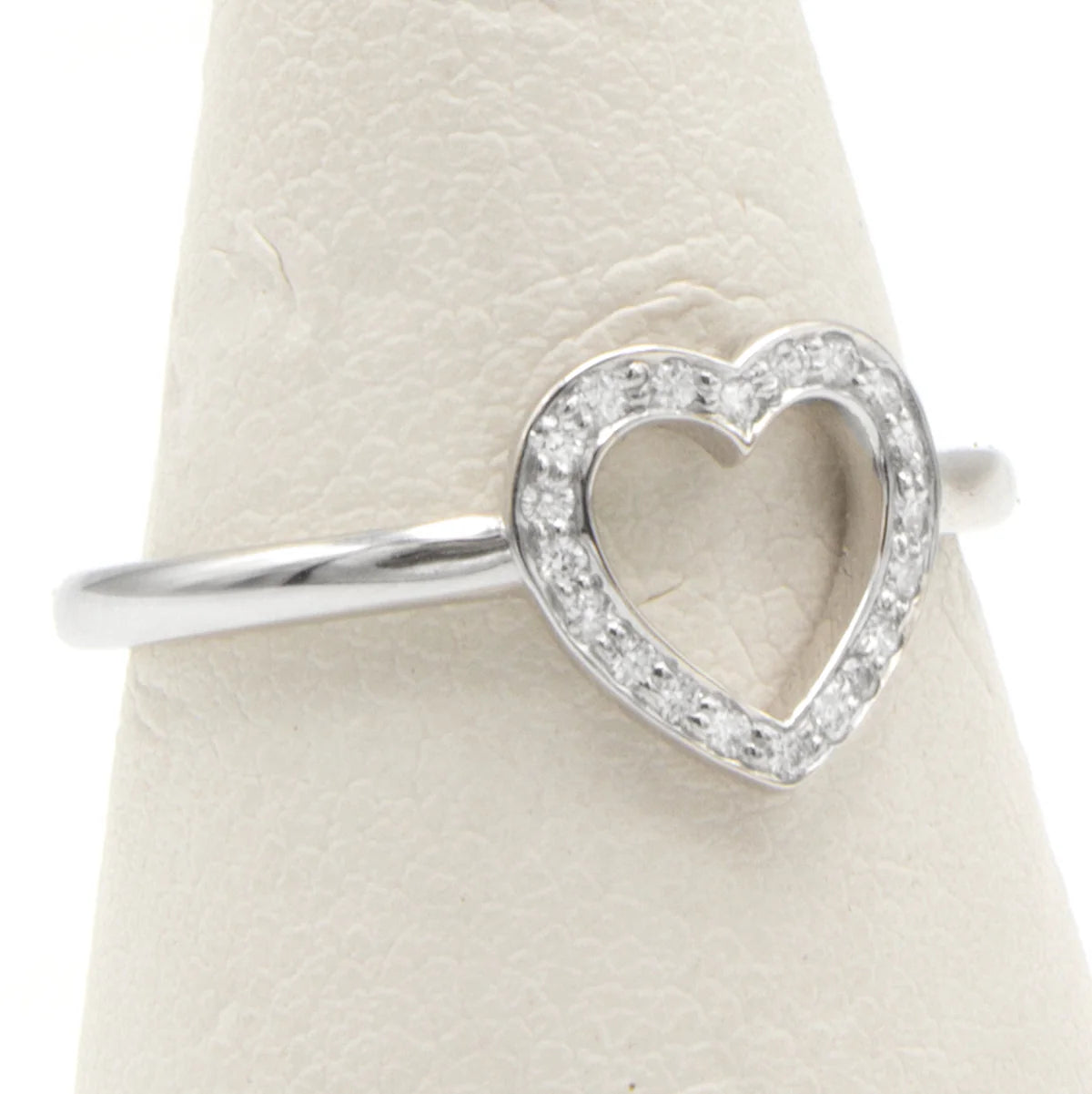 Tiffany & Co open heart Sentimental ring SIZE 50,5