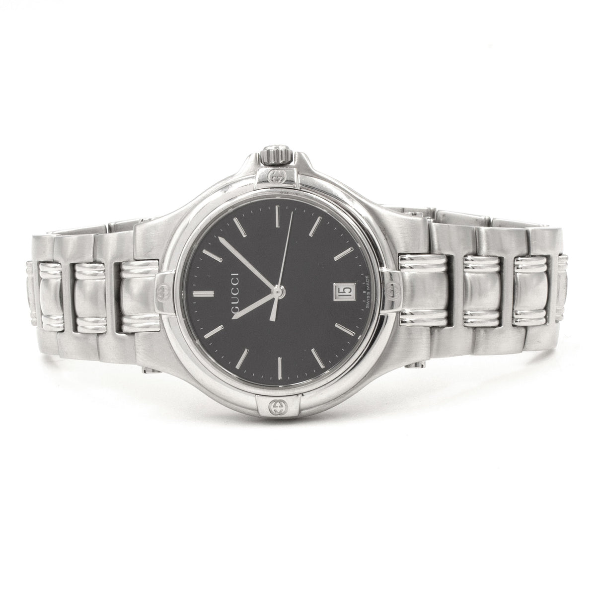 Gucci 9040M steel watch