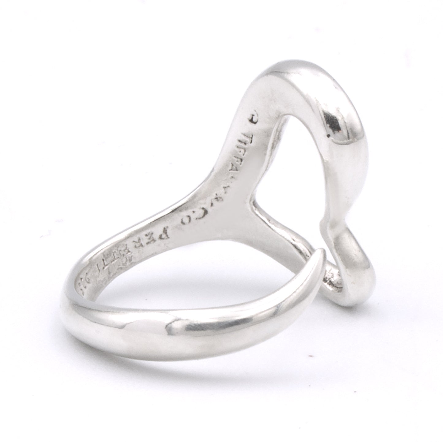 Tiffany & Co Open Heart ring SIZE 50