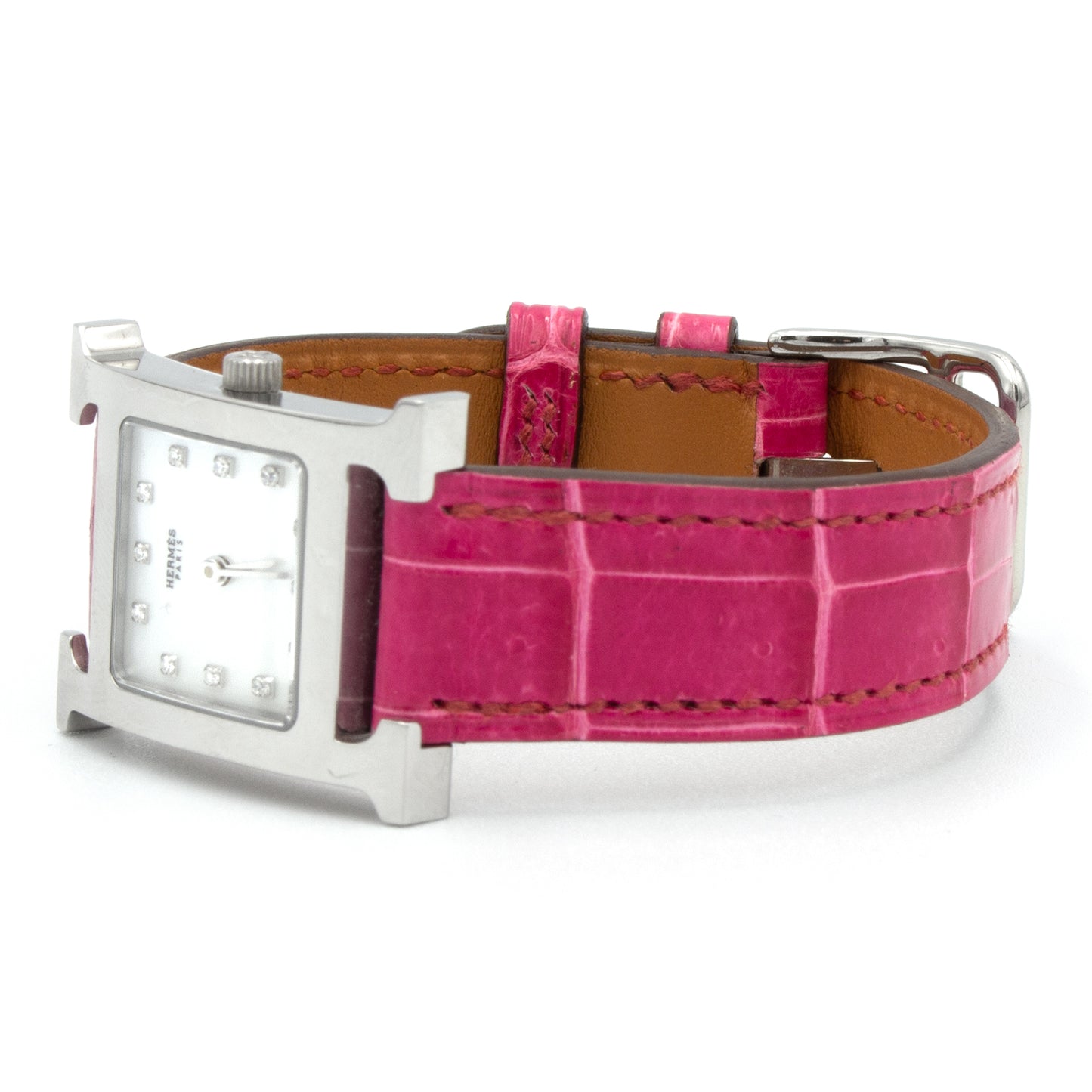 Hermès Heure H HH1.210 diamonds watch