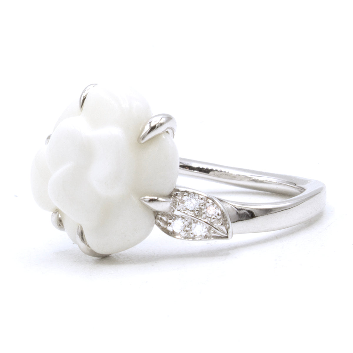 Chanel Camelia ring Size 49