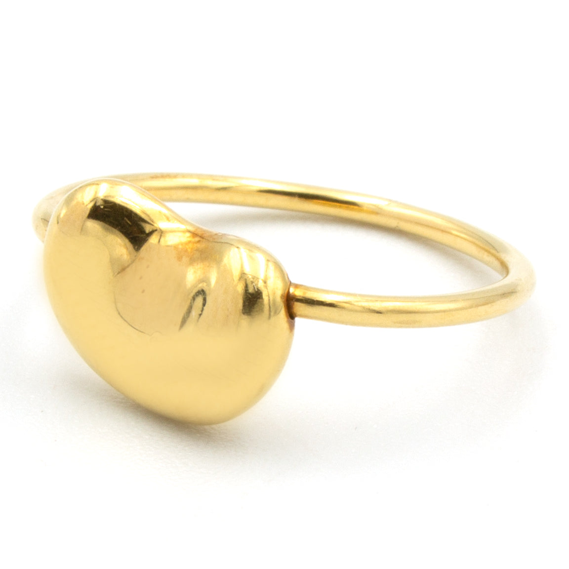 Tiffany & Co 18K Bean ring SIZE 50