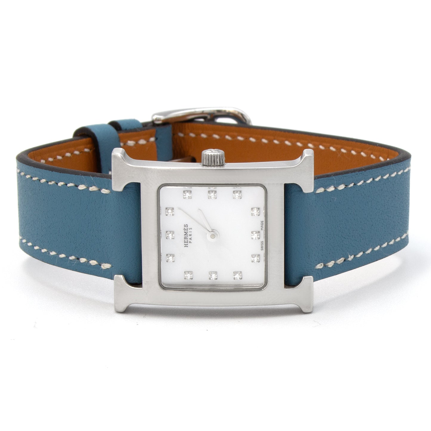 Hermès Heure H HH1.210 diamonds watch