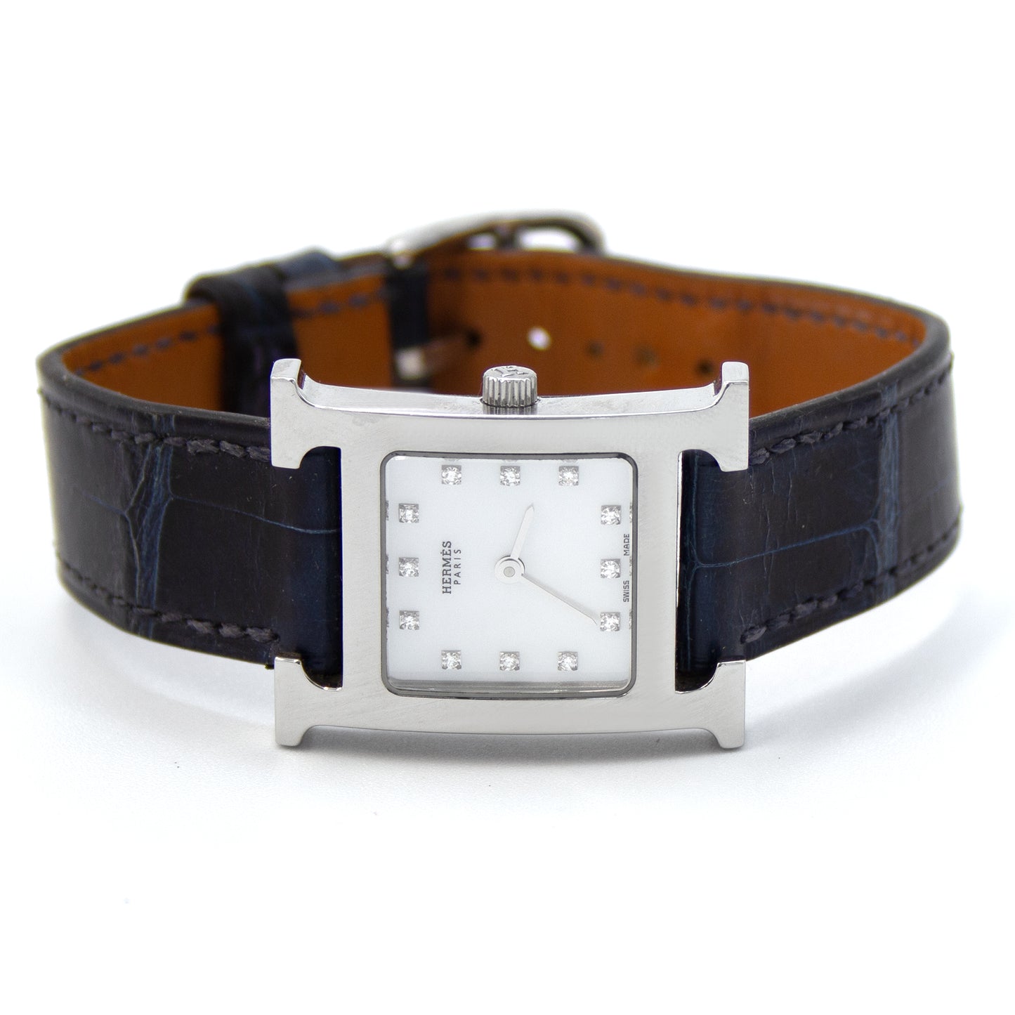 Hermès Heure H HH1.210 diamonds watch