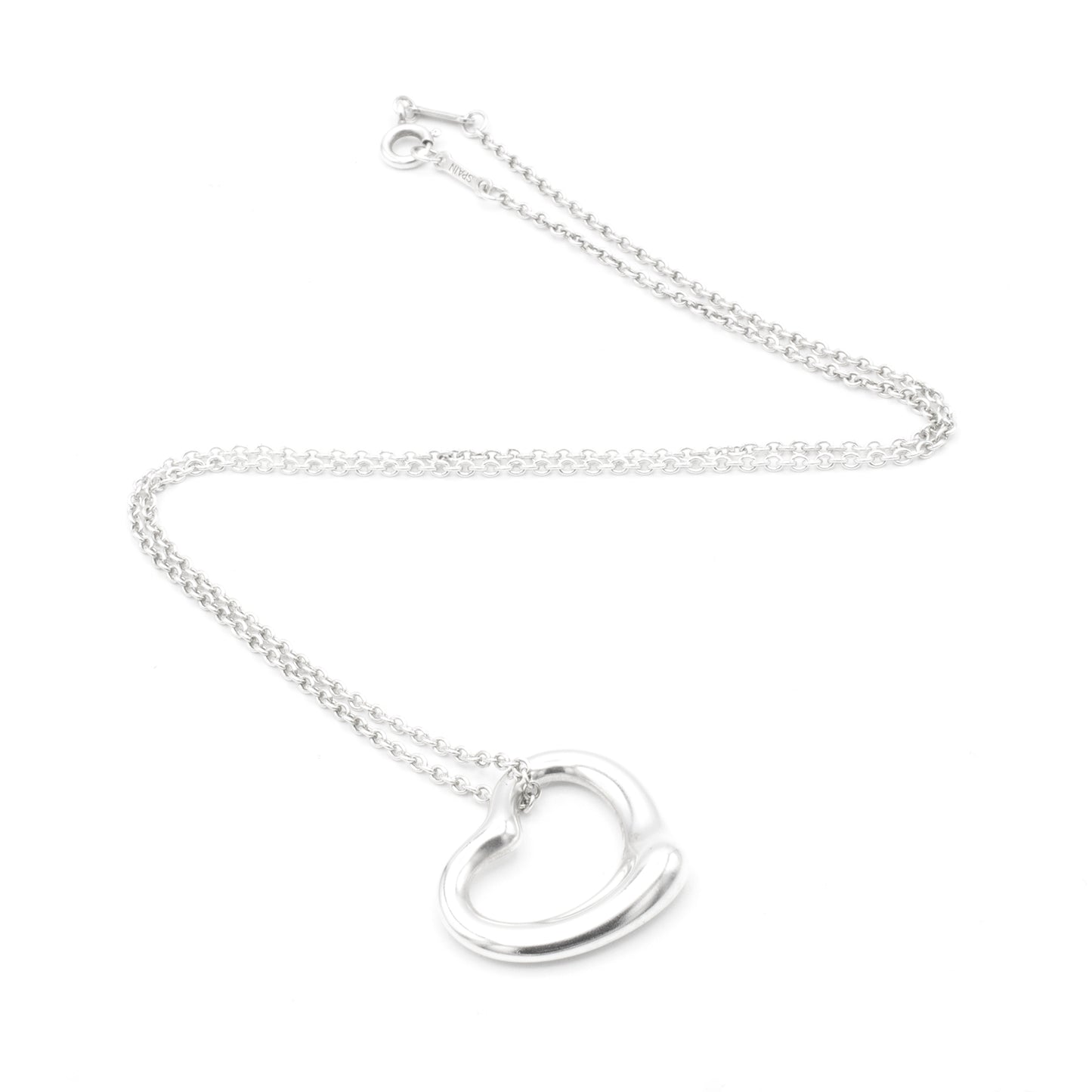 Tiffany & Co Open Heart 22mm necklace 6,9g
