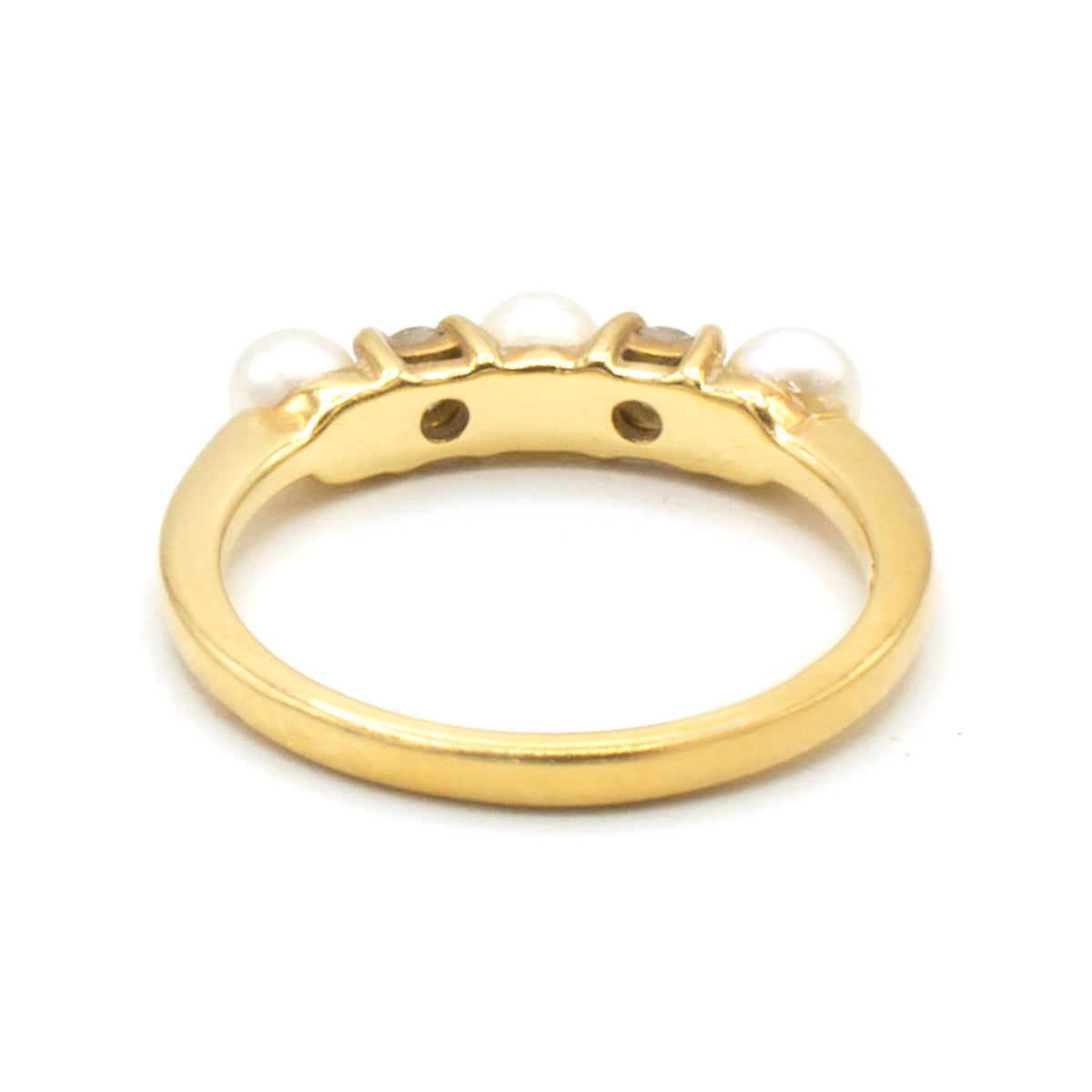 Tiffany & Co Pearl & Diamonds ring Sz 47,5