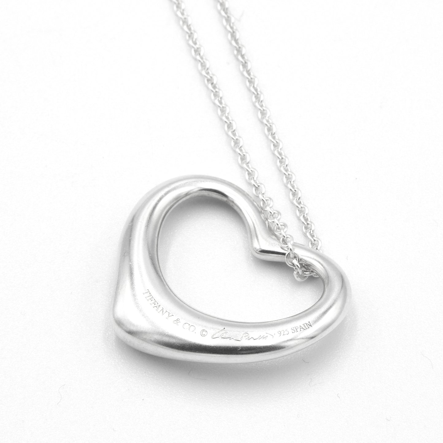 Tiffany & Co Open Heart 27mm necklace