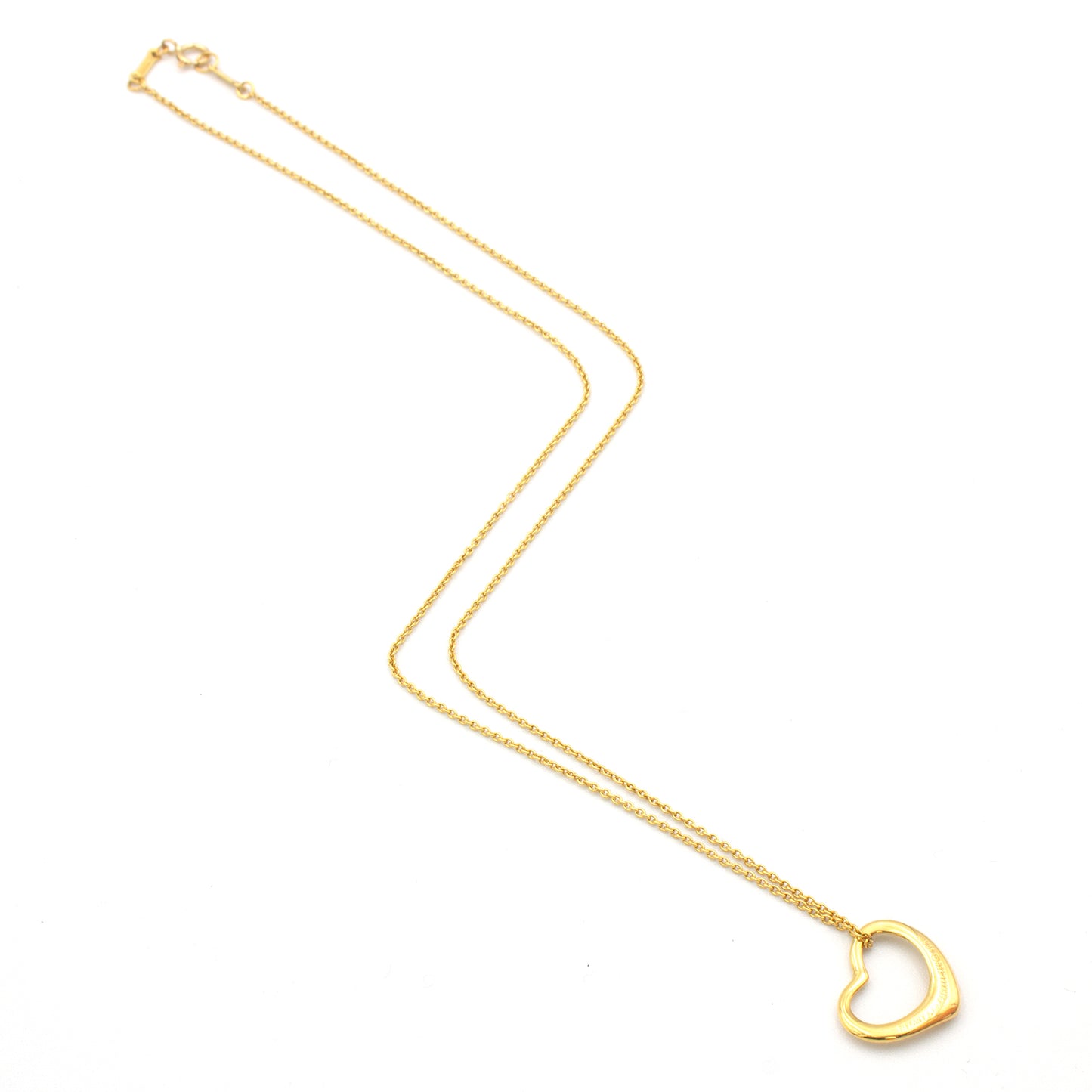 Tiffany & Co Open Heart 18K necklace