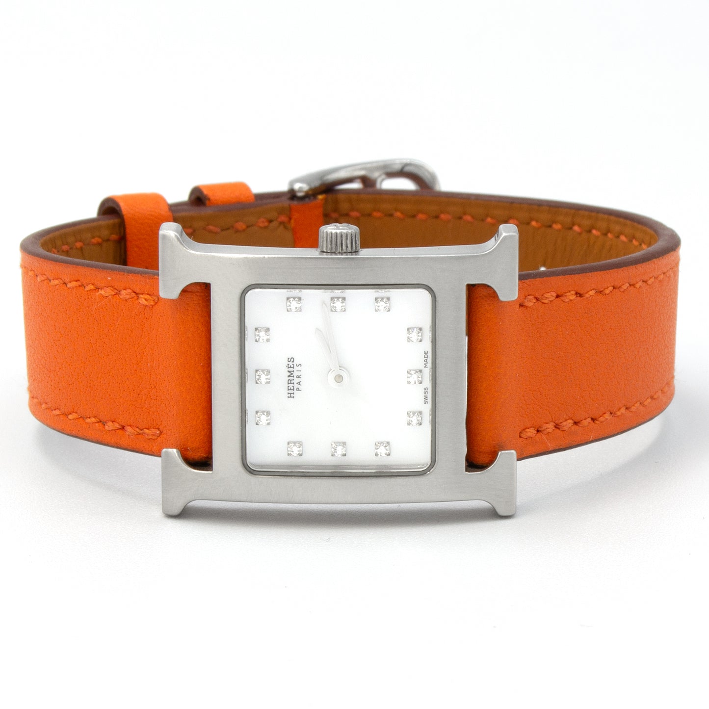Hermès Heure H HH1.210 diamonds watch
