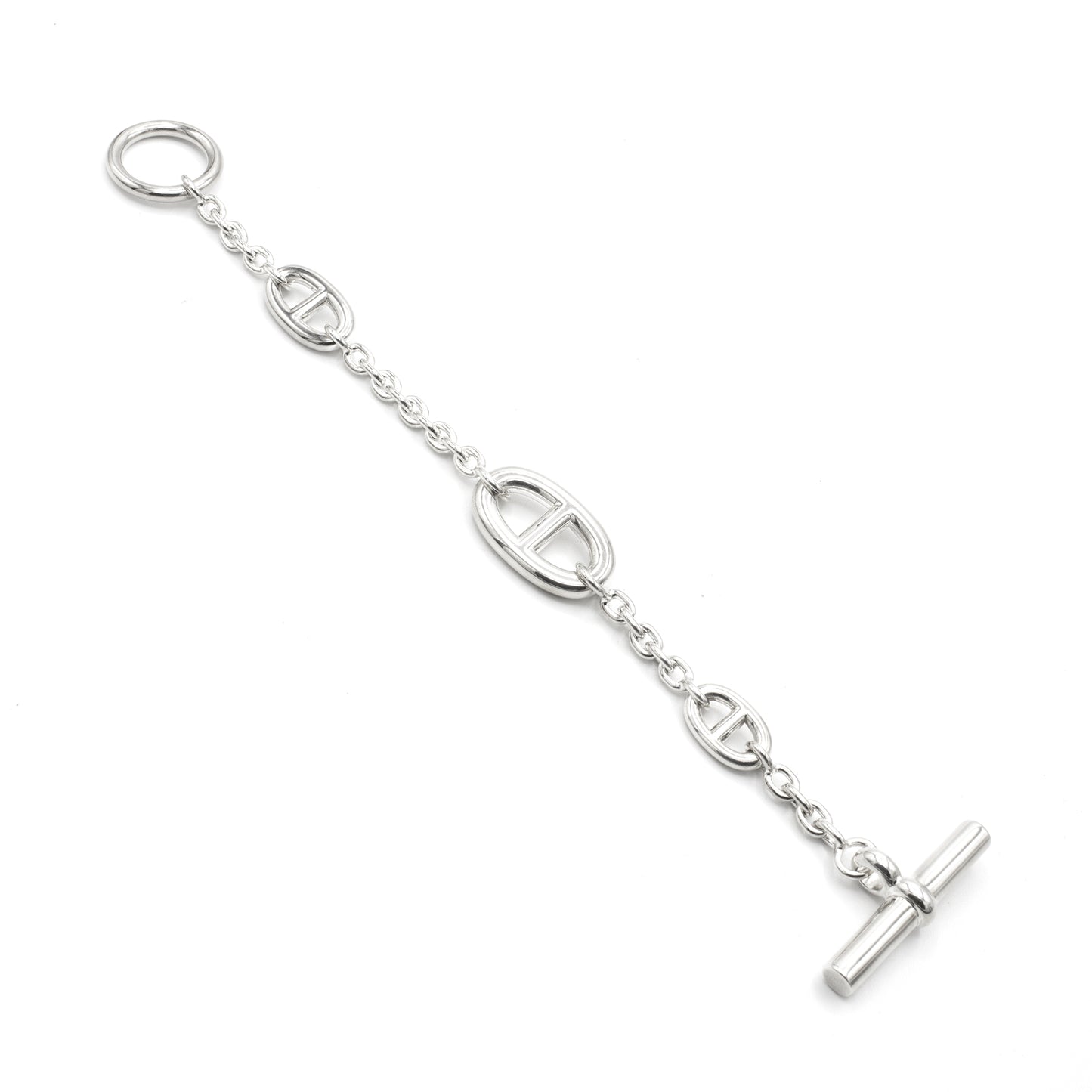 Hermès Farandole silver bracelet