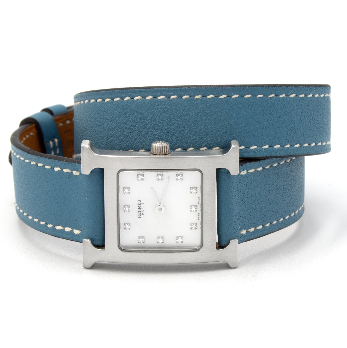Hermès Heure H HH1.210 diamonds watch