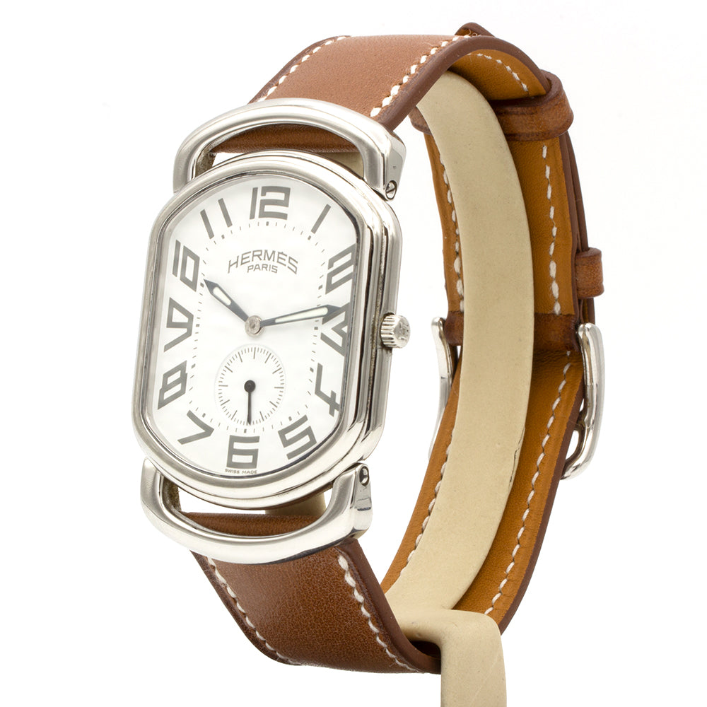 Hermès Rallye RA1.810 watch bracelet barenia