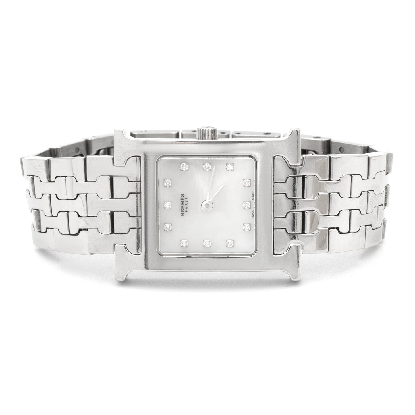 Hermès Heure H HH1.210 diamonds watch