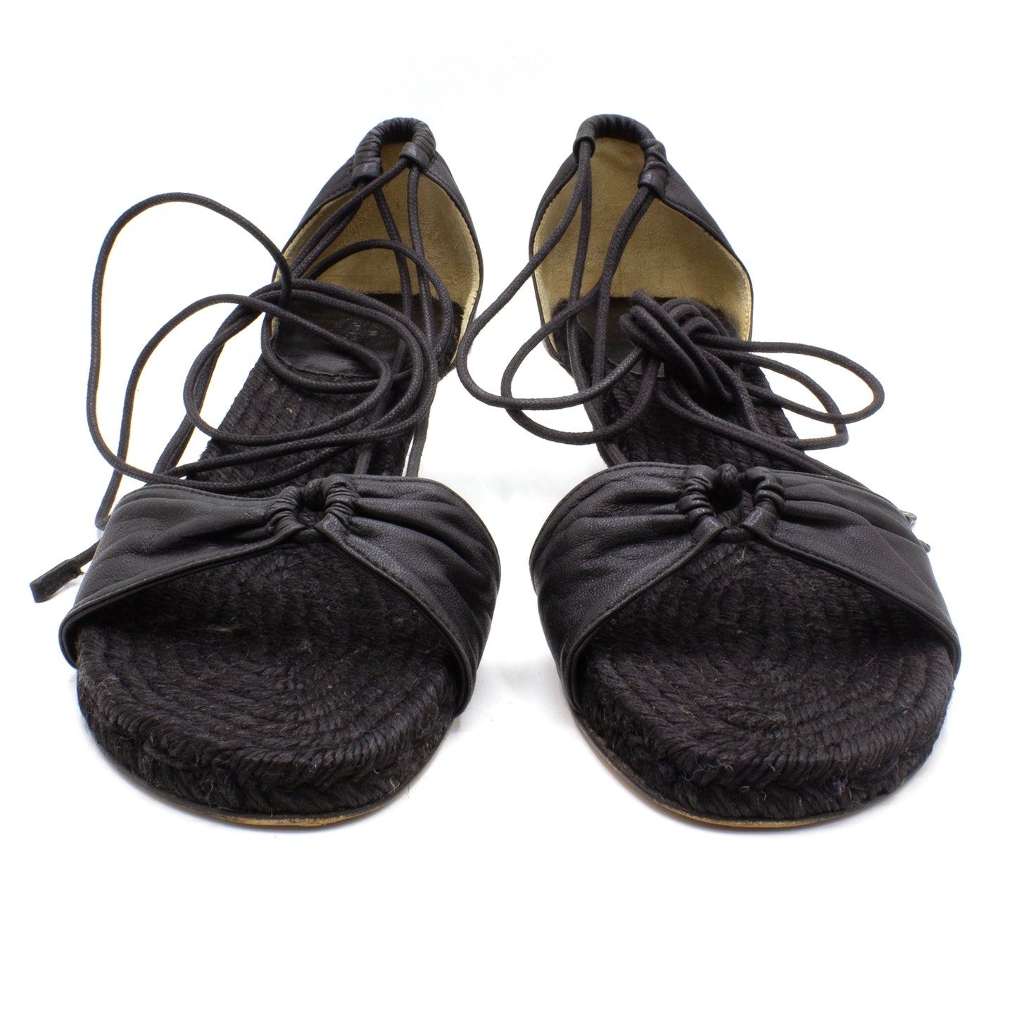 Hermès sandals corde tressée SZ 37