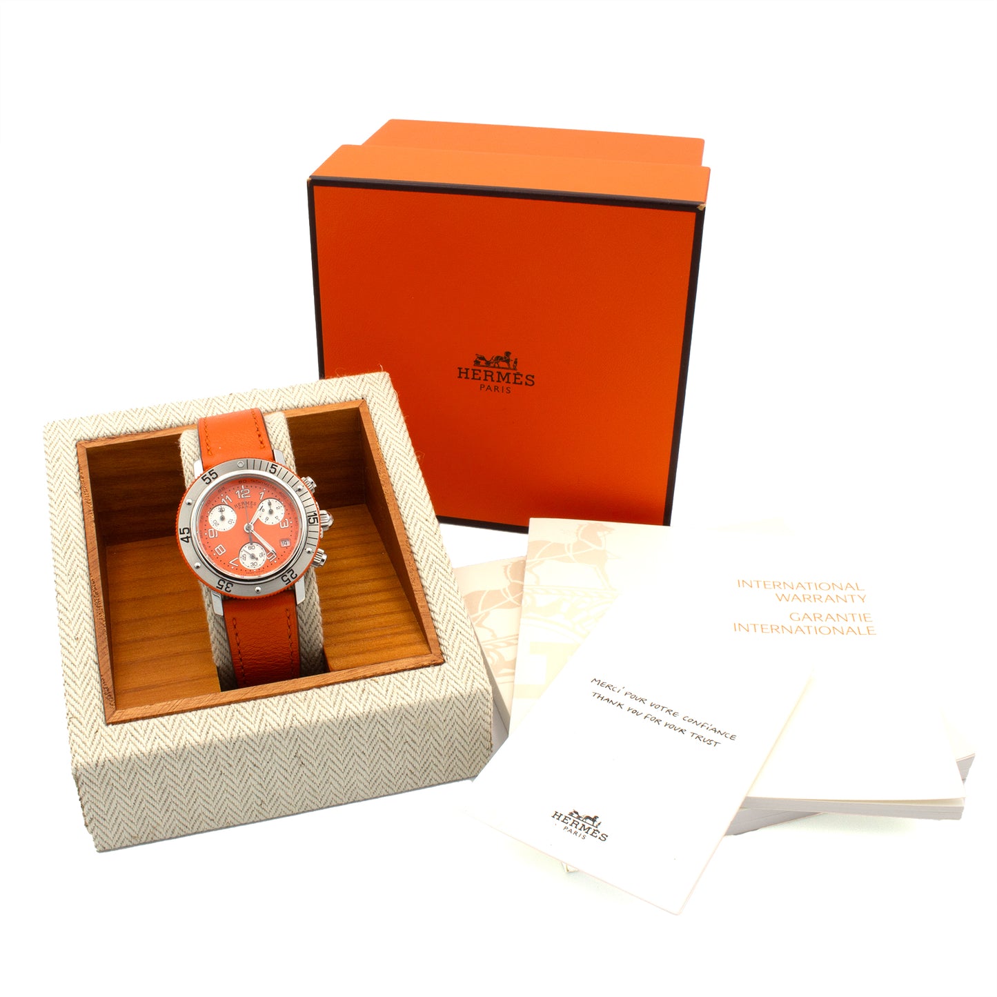 Hermès Clipper Chrono CL2.316 watch