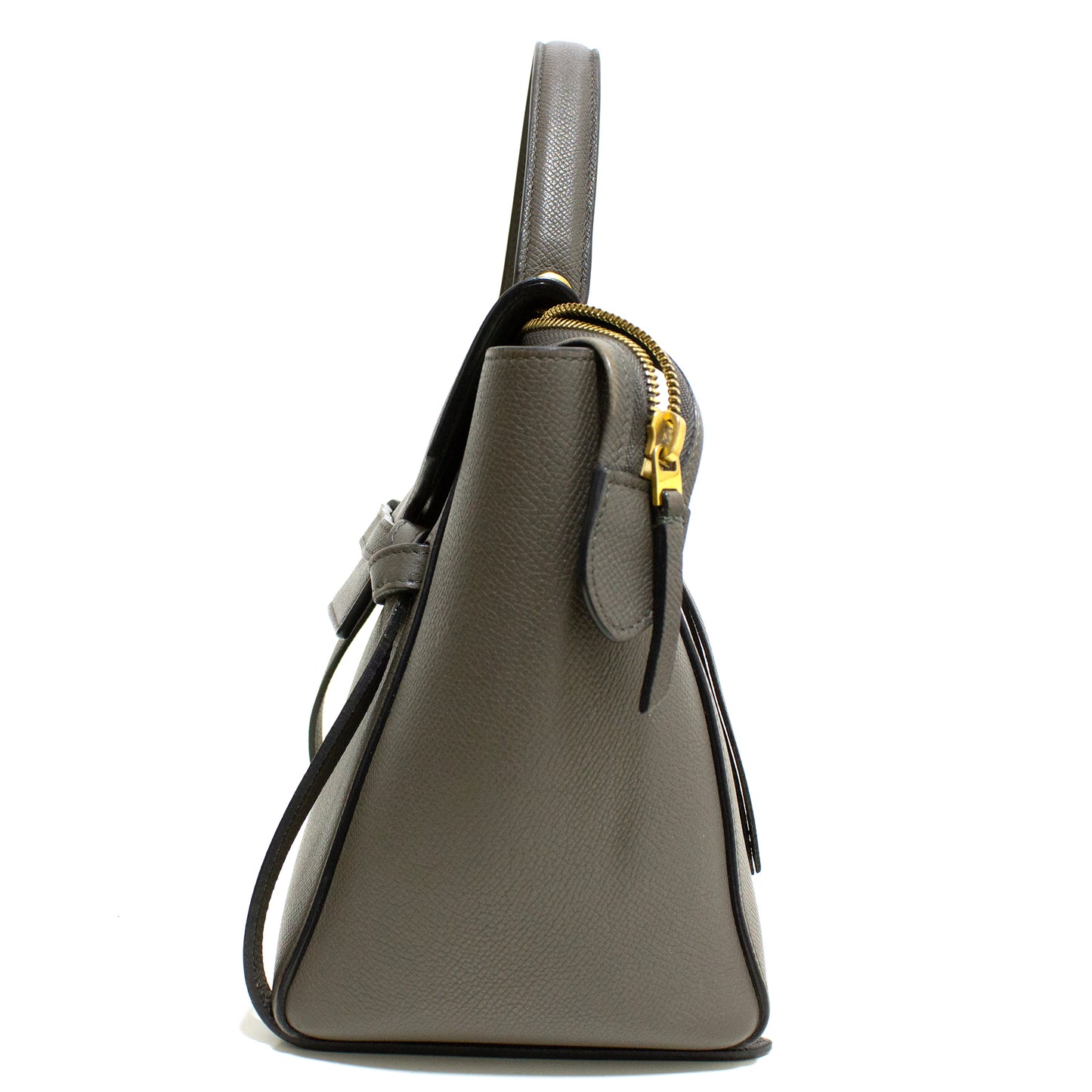 Celine Belt micro grey bag