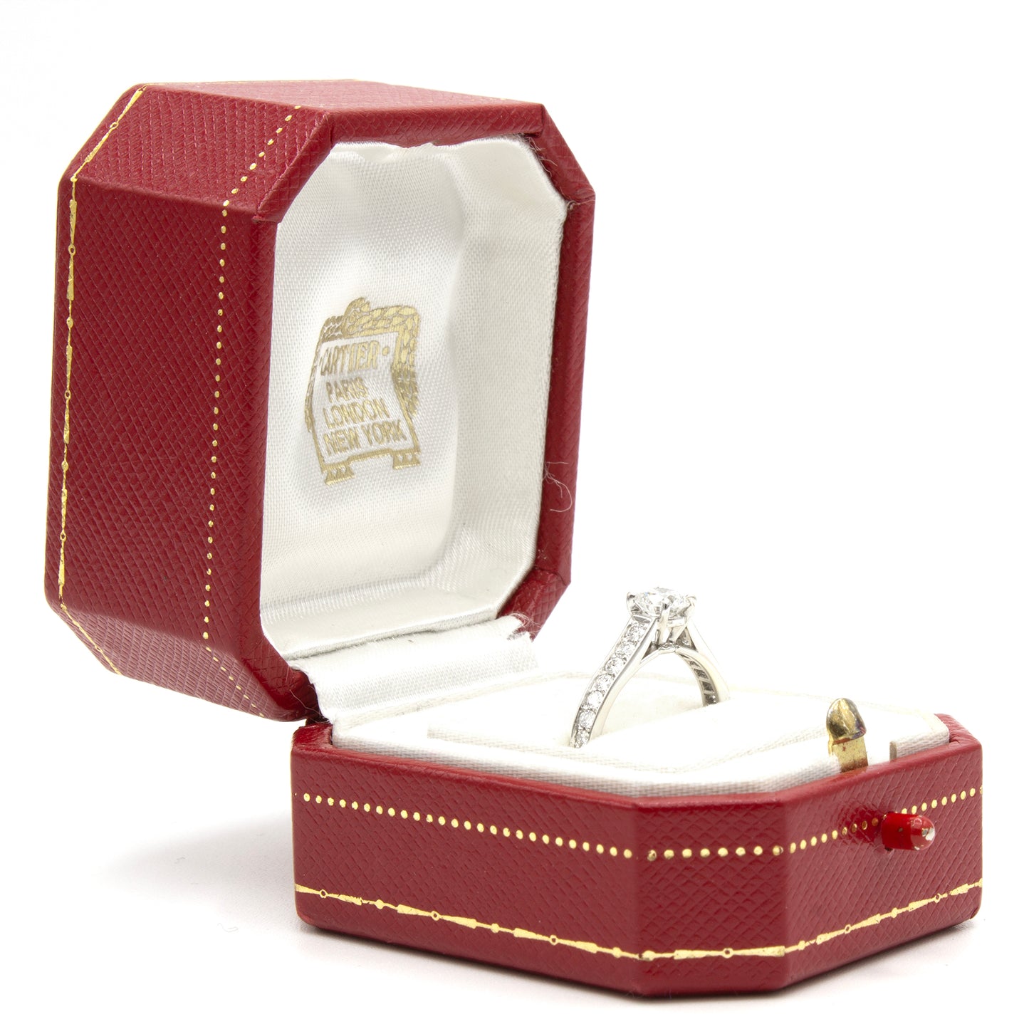 Cartier Solitaire 1895 ring 0,48ct Sz 50