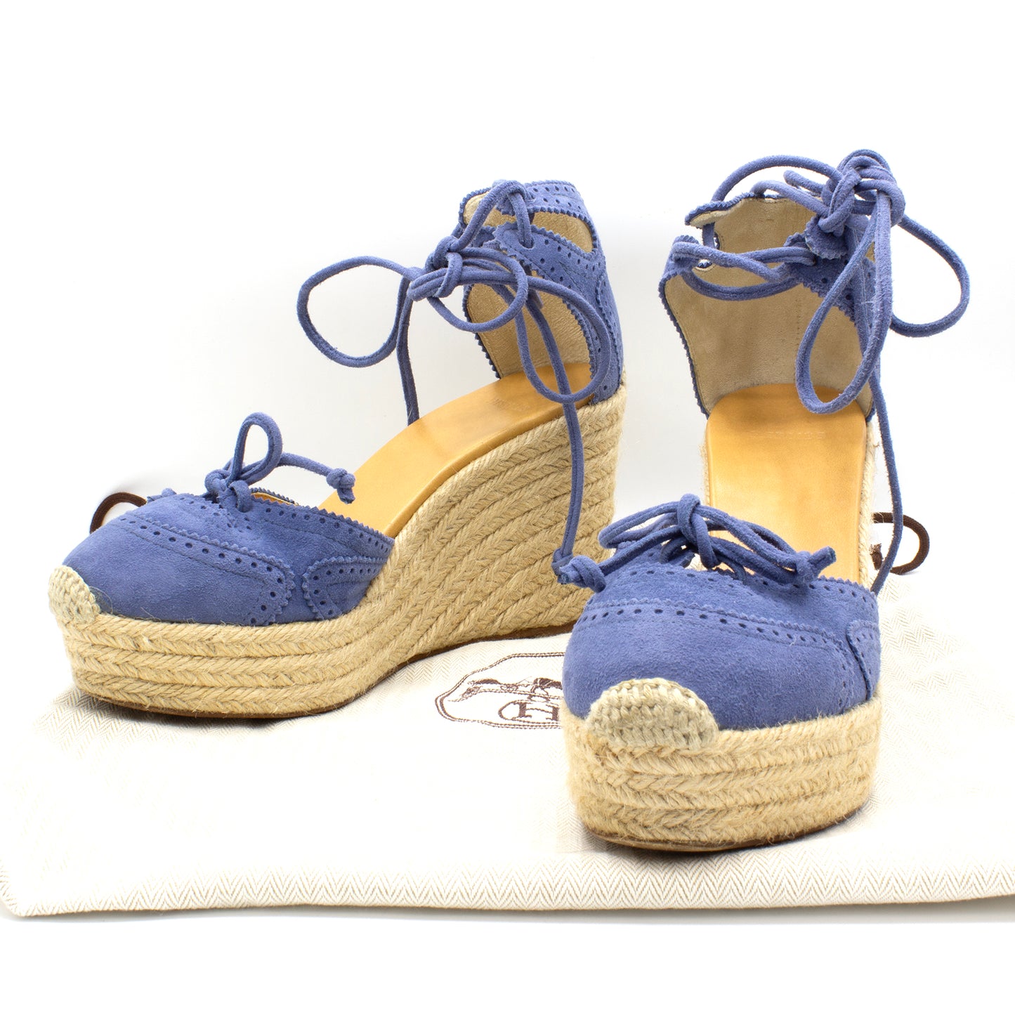 Hermès Espadrilles blue shoes